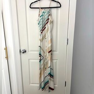 Striped Multicolor Maxi Dress